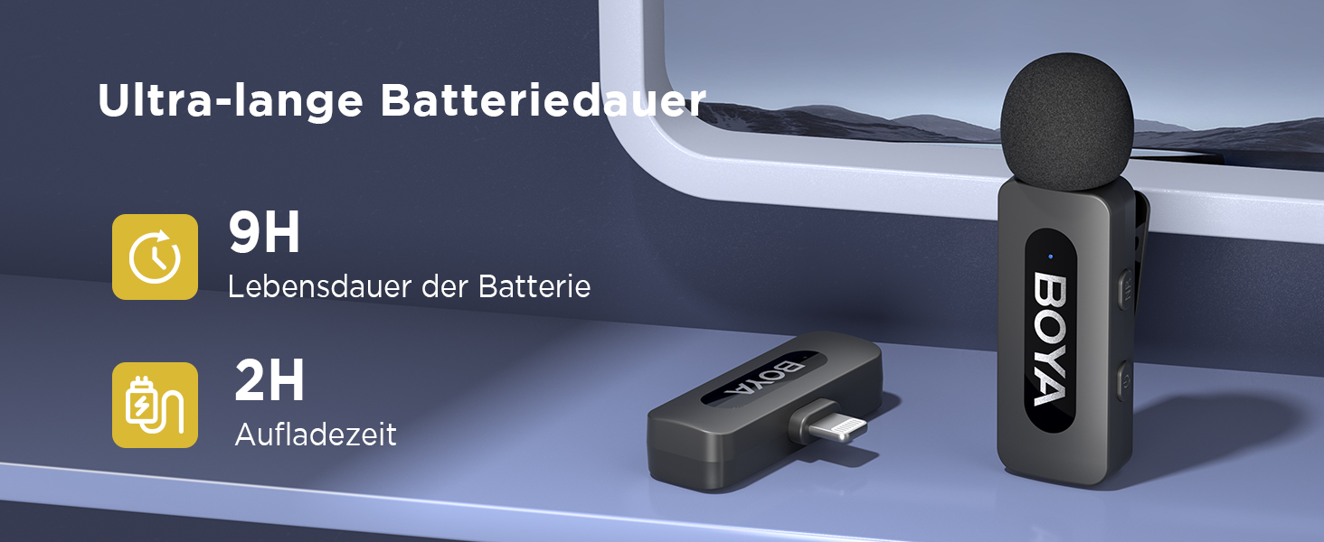 Мікрофон Boya BY-V10 USB-C: бездротовий мініатюрний мікрофон з шумозаглушенням для Android, смартфонів, ноутбуків, YouTube, подкастів, Facebook, Vlogging