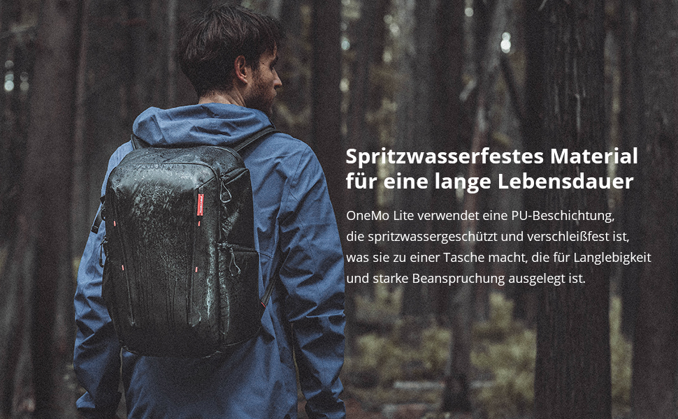 Рюкзак для камери PGYTECH OneMo Lite 22L: професійний фоторюкзак, сумісний з DJI Mini 4 Pro/Avata 2, DSLR/SLR, чорний