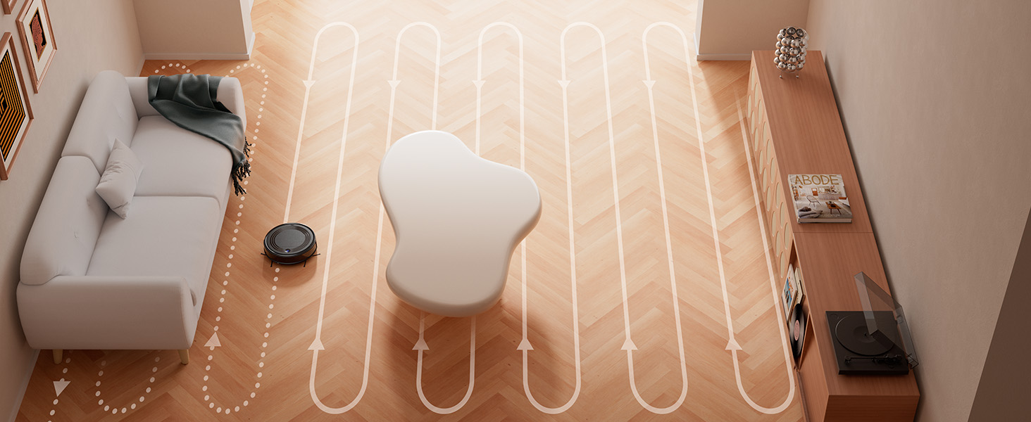 Робот-пилосос LEFANT M310: потужний, з Wi-Fi, для тварин та твердих поверхонь