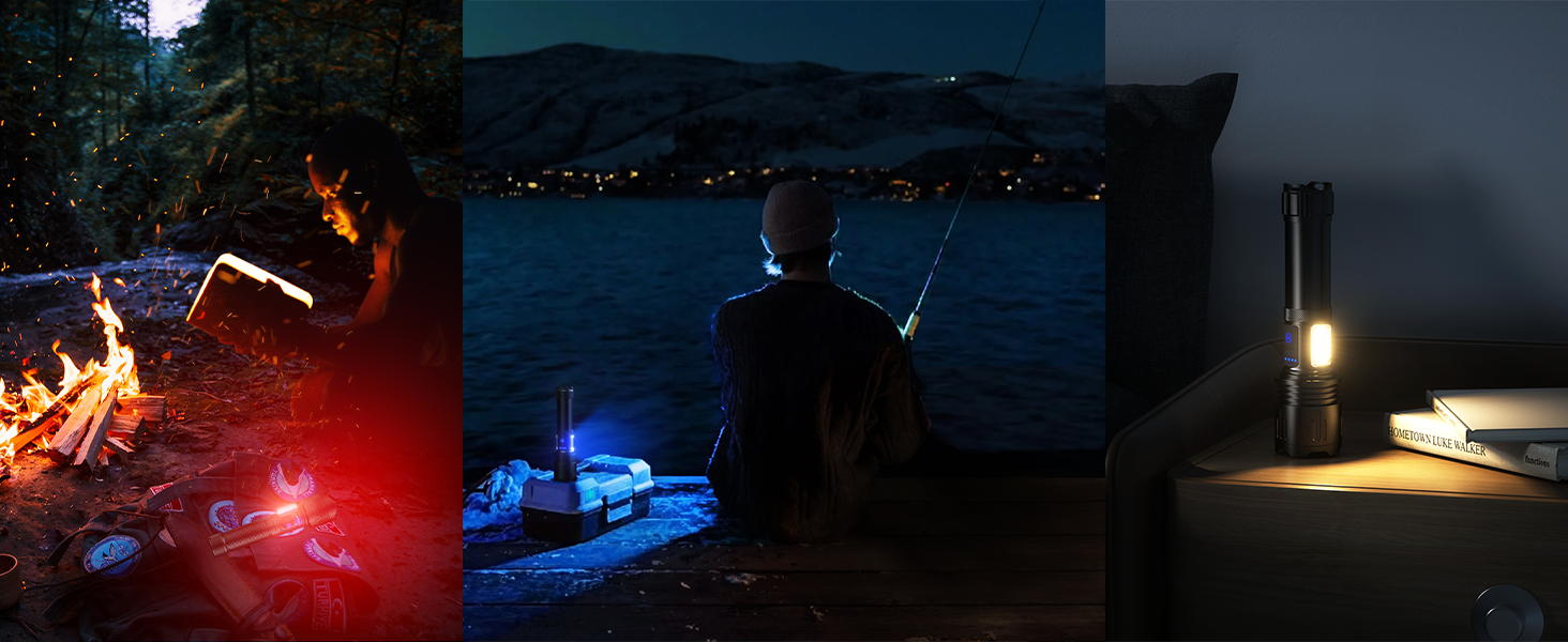 LED ліхтарик ASORT Mini, 5000 люмен, 5 режимів, магніт, водонепроникний IPX6, для кемпінгу, туризму, надзвичайних ситуацій (L2)