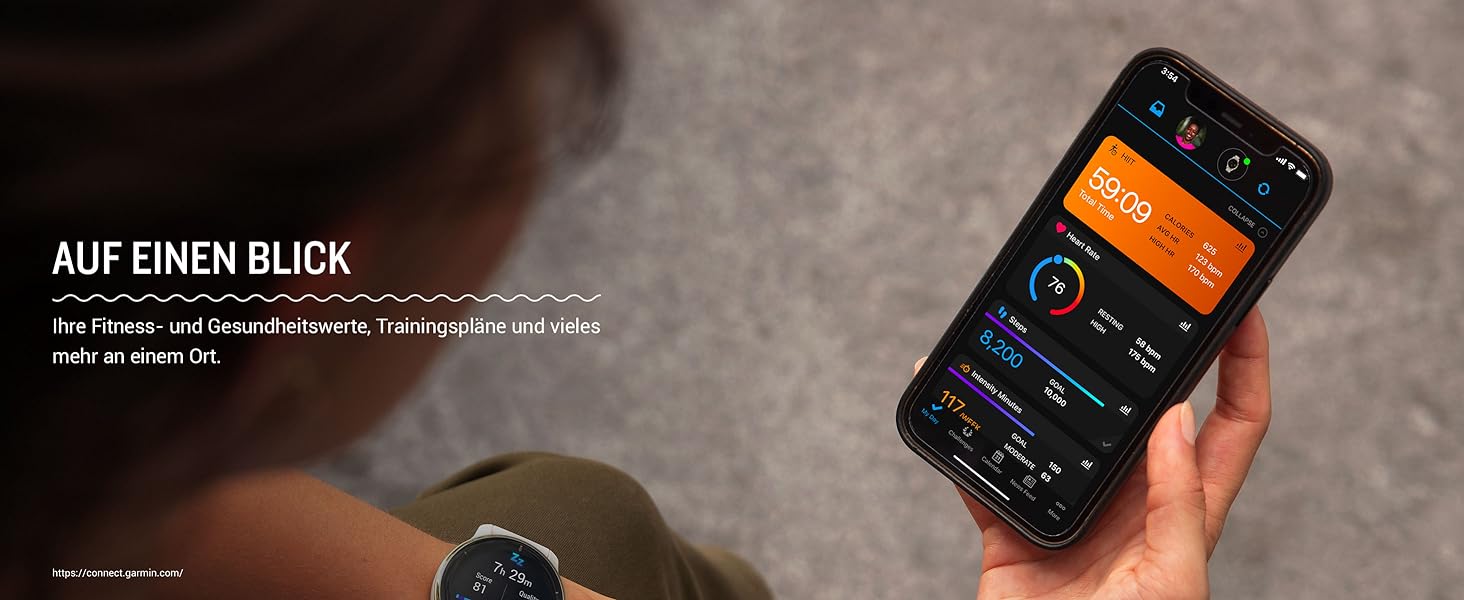 Розумний годинник Garmin Venu 2 Plus – GPS, Bluetooth, голосовий помічник, AMOLED дисплей, Garmin Music, Garmin Pay (відновлений)