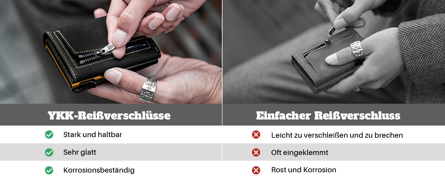 Портмоне DODENSHA® MagSnap для чоловіків з RFID захистом та відділенням для AirTag, картхолдер на 10+ карт, з монетницею, чорно-синій колір