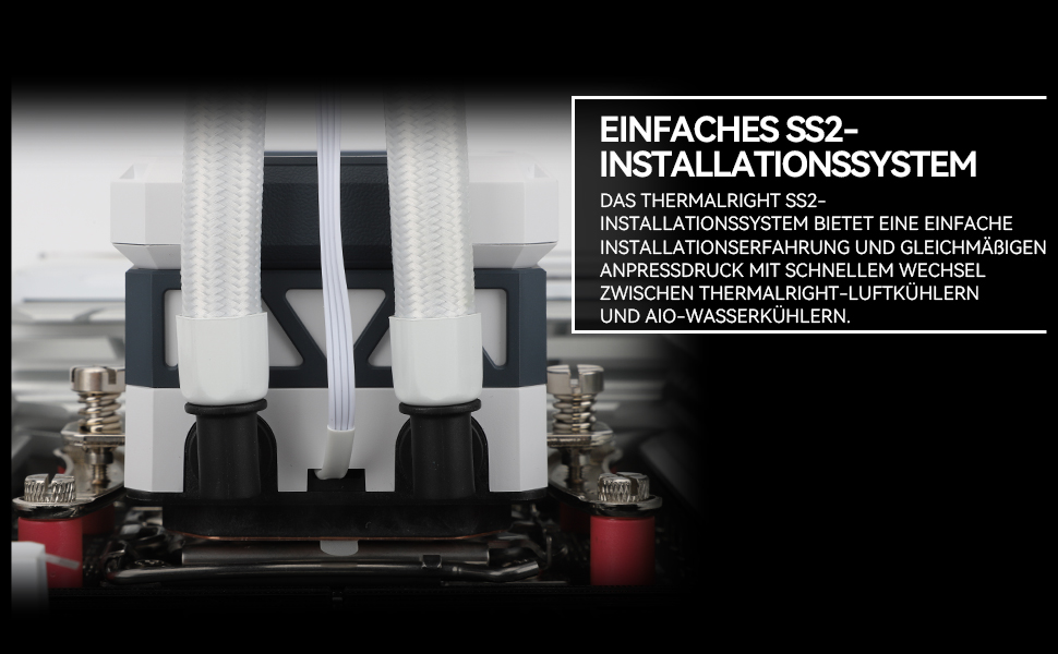 Водяне охолодження CPU TR HW 360 Weiß ARGB з IPS LCD екраном 320x240 для AM4/AM5/Intel LGA1700, магнітний дисплей 2.4