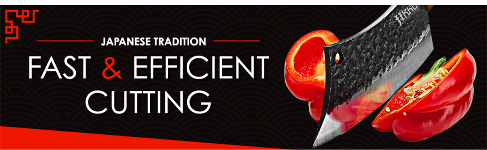 Набір кухонних ножів JIKKO® з японської сталі AUS-6 – повний набір кухонних ножів преміум-класу з ручками з махагоні та горіха – високоякісні кухонні ножі