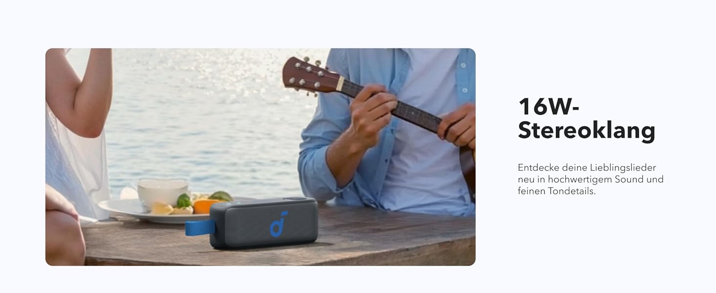 Soundcore Select 3: Портативна Bluetooth колонка з потужним звуком, BassUp™ та IPX7 захистом