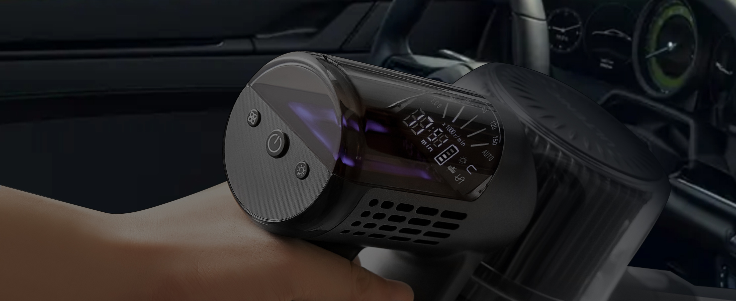 Бездротовий пилосос Ultenic U12 Tech Green Eye™ з акумулятором, 45000Pa, для твердих підлог, килимів та шерсті тварин, з автоматичним режимом та покращеною насадкою проти ковтунів