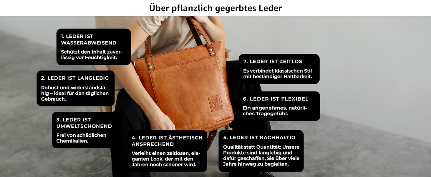 Сумка жіноча шкіряна через плече Berliner Bags Verona (коричнева). Велика сумка-шопер з YKK-застібкою