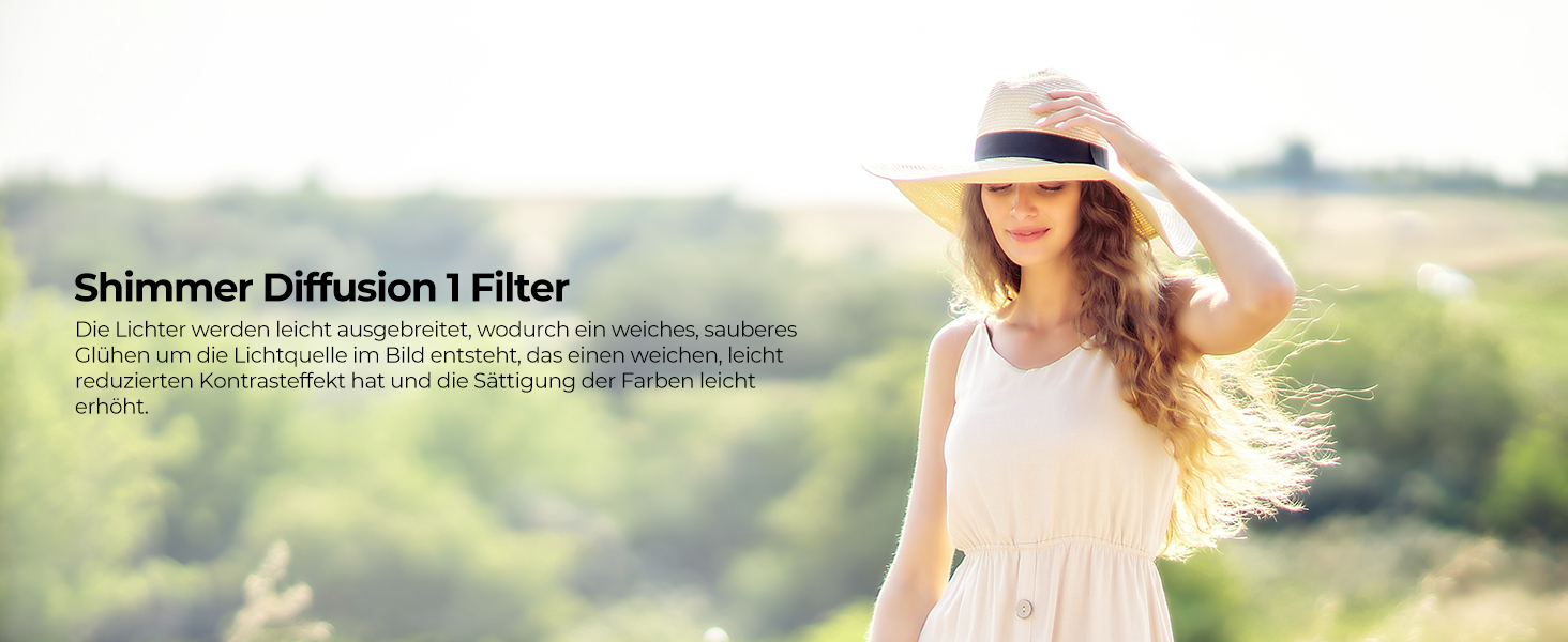 Фільтр K&F CONCEPT Shimmer Diffusion 67mm для відео та портретної зйомки (Nano-Xcel)