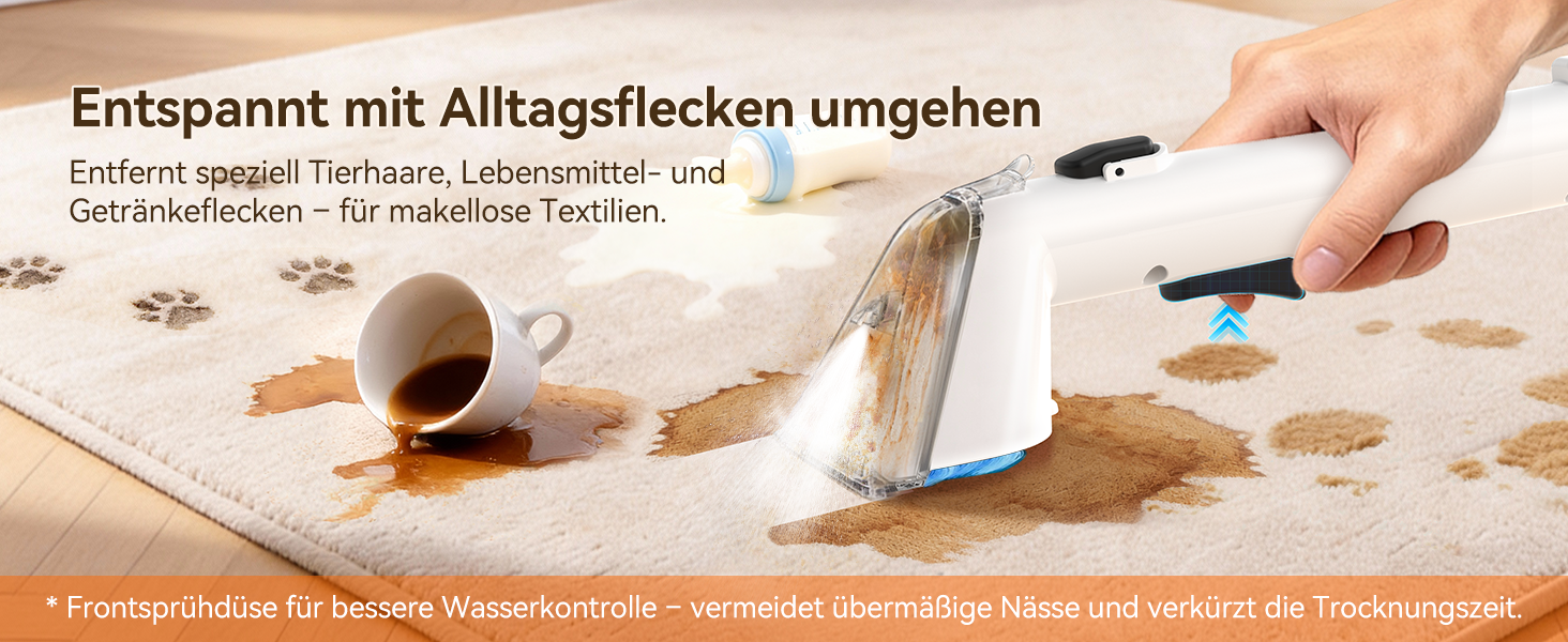 Пароочисник Uwant Y100 3-в-1 для диванів, килимів та авто. Потужність 1750W, 18KPA, з самоочищенням та 7 насадками. Гарантія 2 роки.