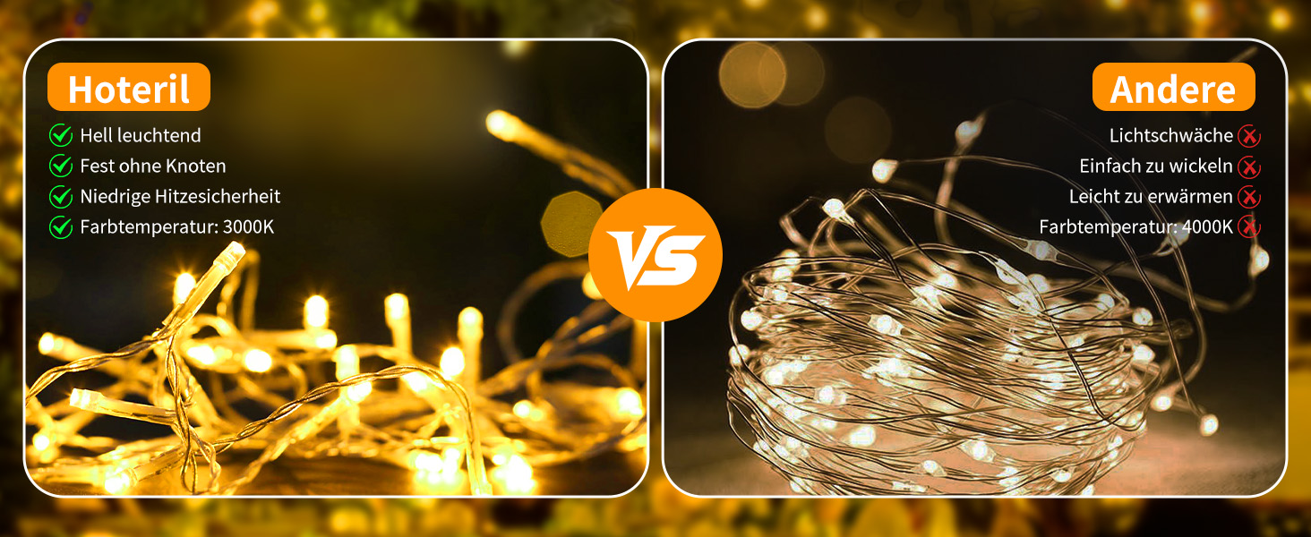 LED гірлянда для декору приміщень та вулиці, 33м, 300 LED, тепле біле світло, для саду, вечірки, весілля, Різдва, тераси, балкону