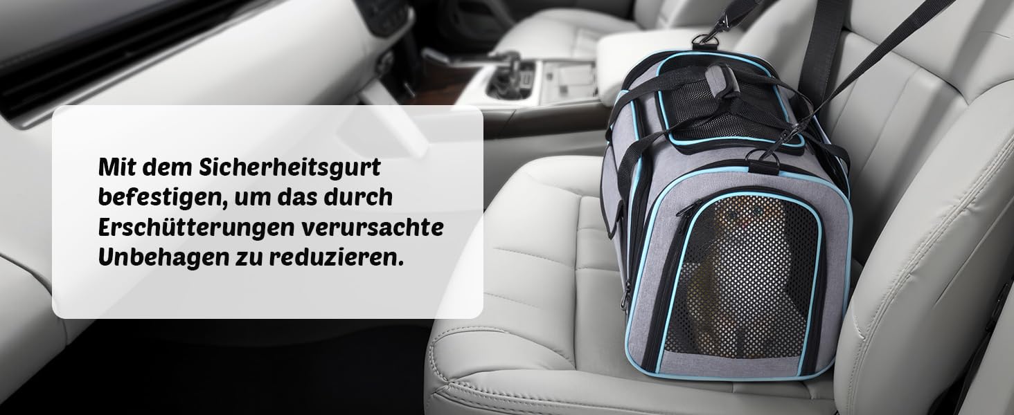 Розширювана переносна сумка для котів/собак, складана переноска для котів/собак, 47x29x29 см, переноска для котів, переноска для тварин - до 5,5 кг