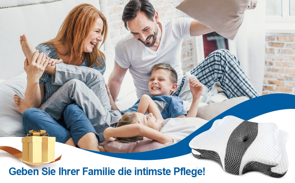 Подушка з піною з пам'яті CHxxy для шиї та плечей, ортопедична, для сну на боці, животі та спині, сіра (глибокий сірий)