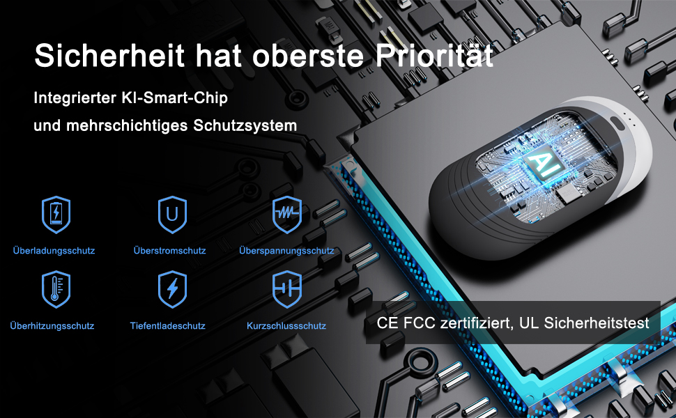 Електричні грілки для рук KARECEL 2 шт. з провідним силіконом, багаторазові, двосторонній нагрів, 6000mAh, USB, портативні, подарунок на Різдво, рожеві