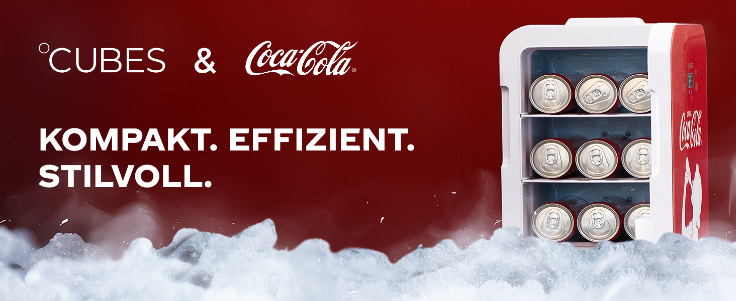 Міні-холодильник Coca-Cola 9.3л з LCD-дисплеєм: Автомобільний та побутовий, тихий та енергоефективний 12V/220V