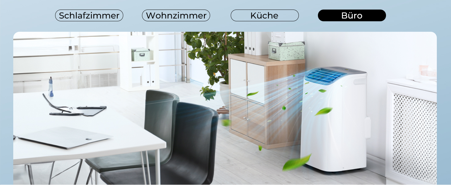 Мобільний кондиціонер 9000 BTU з вихідним шлангом | 4-в-1 | Тиха робота <48 dB | Digital display + пульт | Комплект для встановлення у вікно | Таймер 24h | Для приміщень до 25 м² (12000 BTU)