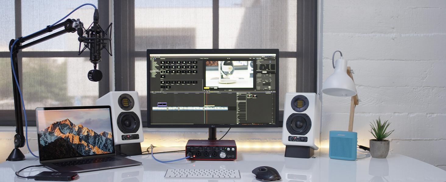 Мікрофон Blue Blackout Spark SL XLR з підставкою, конденсаторний, для запису, стрімінгу, подкастів, YouTube - чорний