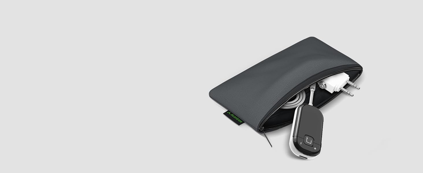 Bluetooth-адаптер для літака Avantree Voyager з підтримкою Auracast, білий