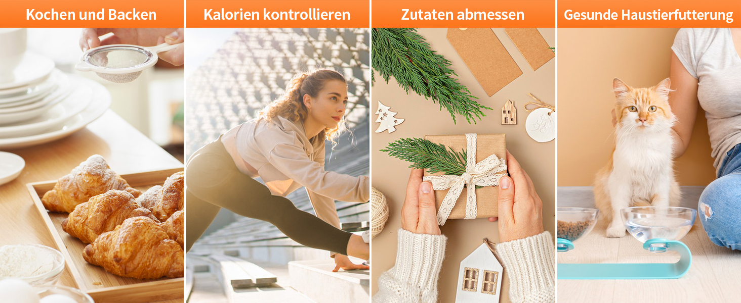 Цифрова кухонна вага з нахиленим дисплеєм, скло, точна 1г, функція тарування, водонепроникна 10кг, сенсорний екран, з батарейками - чорний