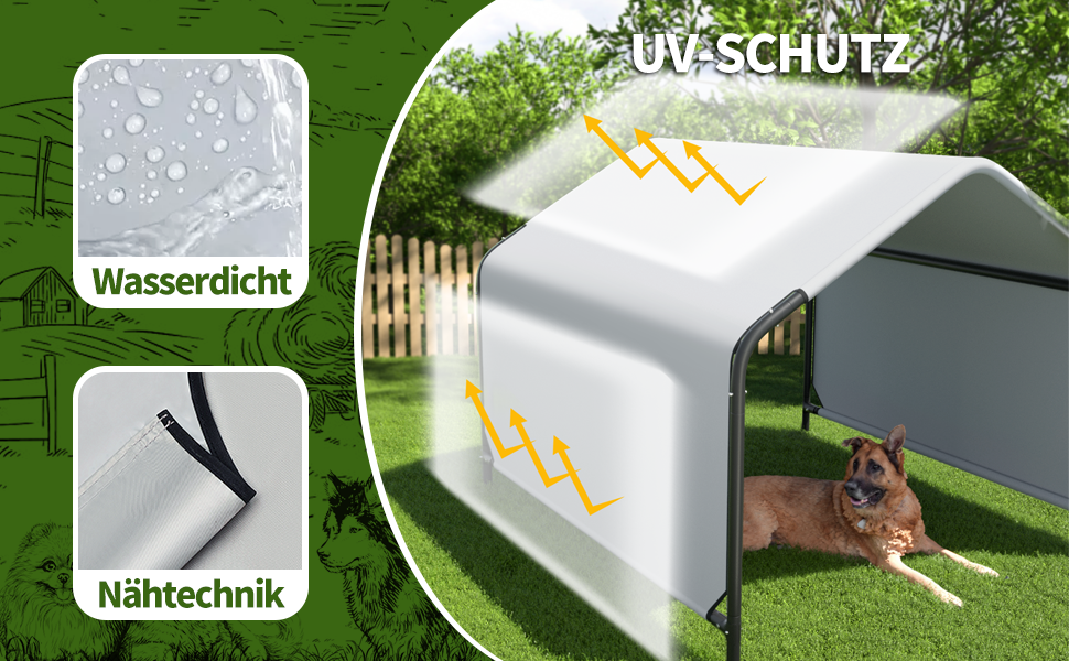 Намет для собак, підстилка для тварин, павільйон - захист від негоди