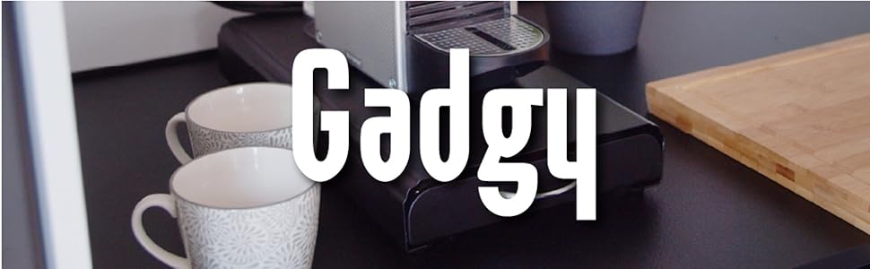 Тримач для капсул Nespresso Gadgy - органайзер для 50 капсул, нержавіюча сталь, чорний
