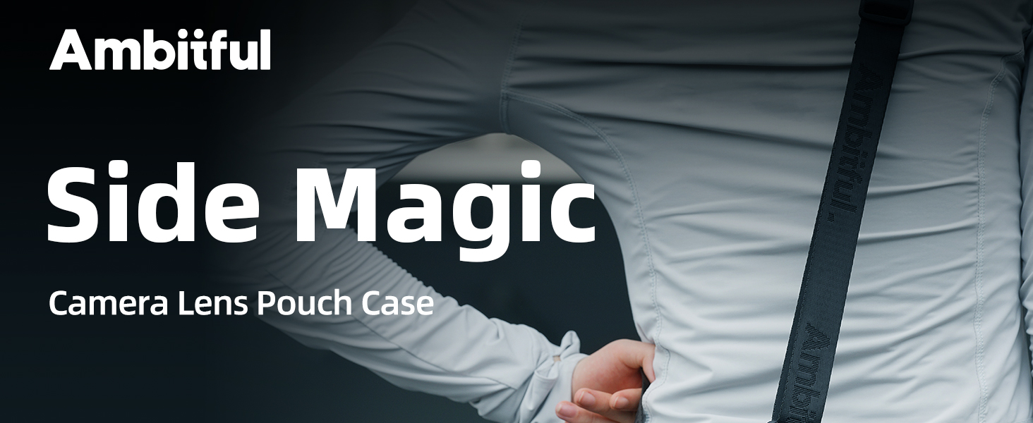 Захисний чохол для об'єктива камери AMBITFUL: водонепроникний, пилонепроникний, ударостійкий. Підходить для Sony, Nikon, Canon, Fujifilm, Tamron (до 110x225 мм)