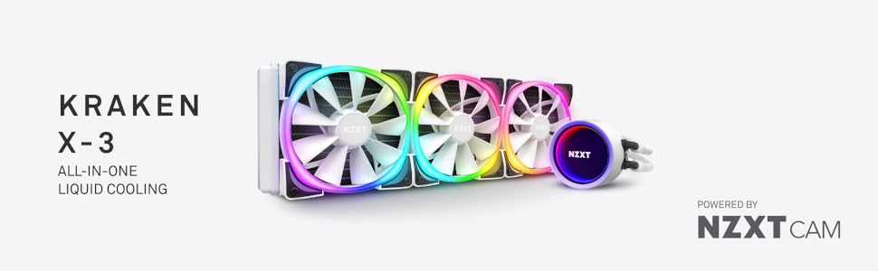 NZXT Kraken: Рідинне охолодження CPU AIO з LCD-дисплеєм та RGB підсвічуванням (120 мм, чорний)