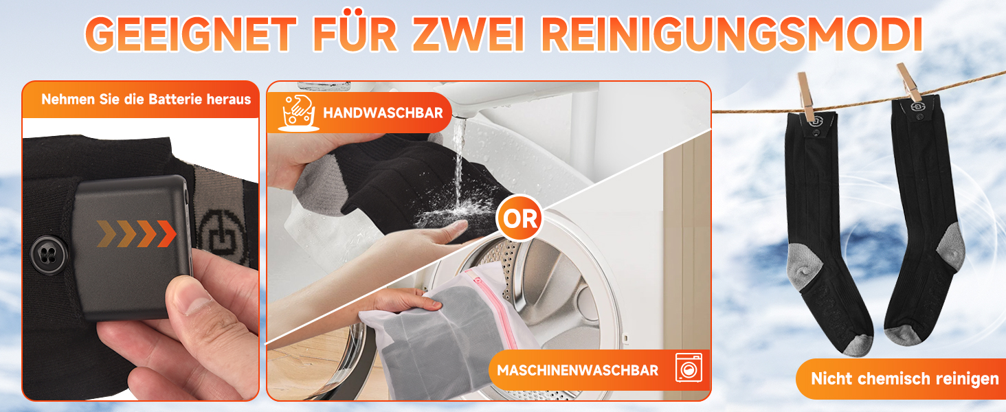 Гріючі шкарпетки з керуванням через додаток 5V 8000mAh, підігрівачі ніг, гріючі шкарпетки для жінок та чоловіків, пранні, 4 температурні режими, перезаряджувані, для зимових видів спорту (лижі, велосипед, рибалка, кемпінг, піші прогулянки), розмір EU36-48