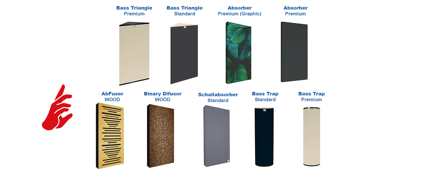 Акустична панель Addictive Sound Binary Diffuser Hybrid: гібридний дифузор та абсорбер (бінарний алгоритм 250-9300 Гц), дерево, 120x60x11,5 см, коричневий