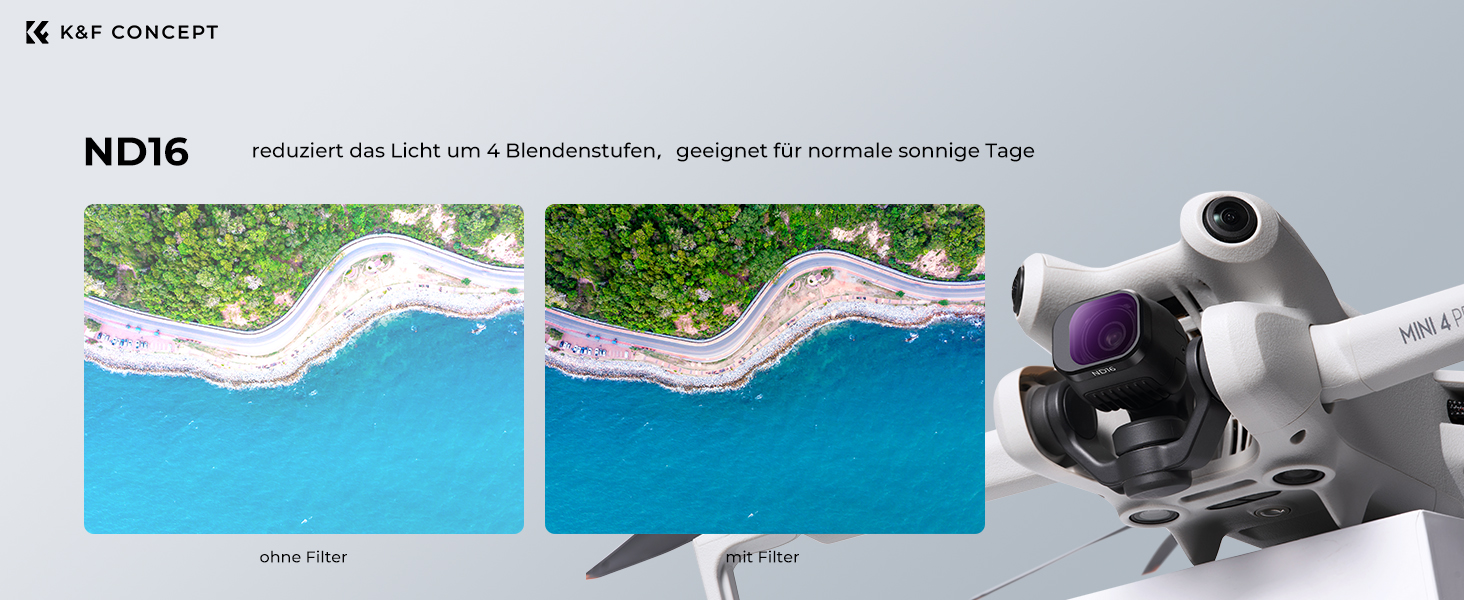 Набір фільтрів K&F Concept Mini 4 Pro: ND, CPL, 6 шт. для DJI Mini 4 Pro