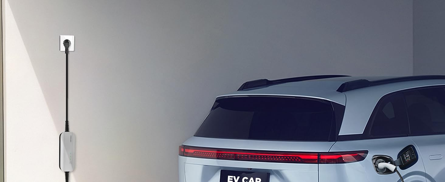 Кабель для зарядки електромобіля Type 2 6-16A 11kW CEE з сумкою 6м (1 фаза 3.6kW) - Mobile Wallbox