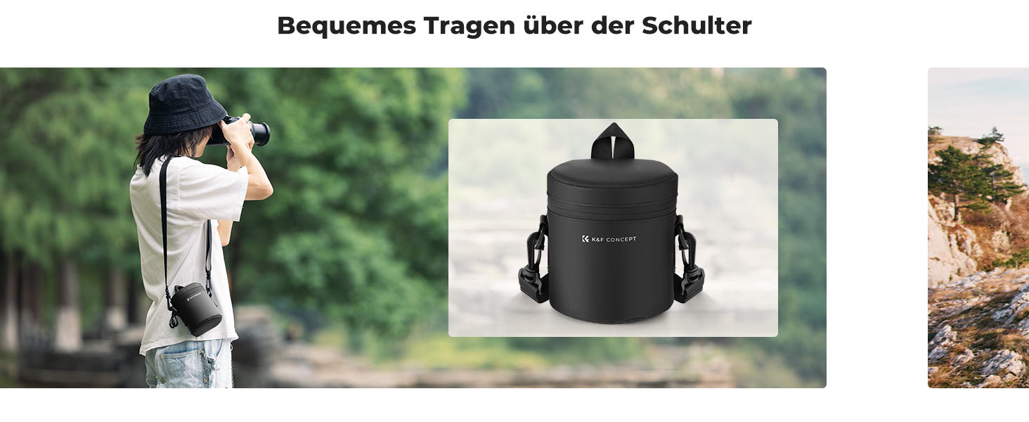 Чохол для об'єктива K&F Concept, водонепроникний, захисний, для DSLR/SLR об'єктивів