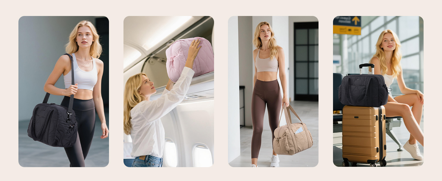 Спортивна сумка LOVEVOOK для жінок, 20L, чорна: зручна дорожня та фітнес-сумка, Wickeltasche, водонепроникна, ручна