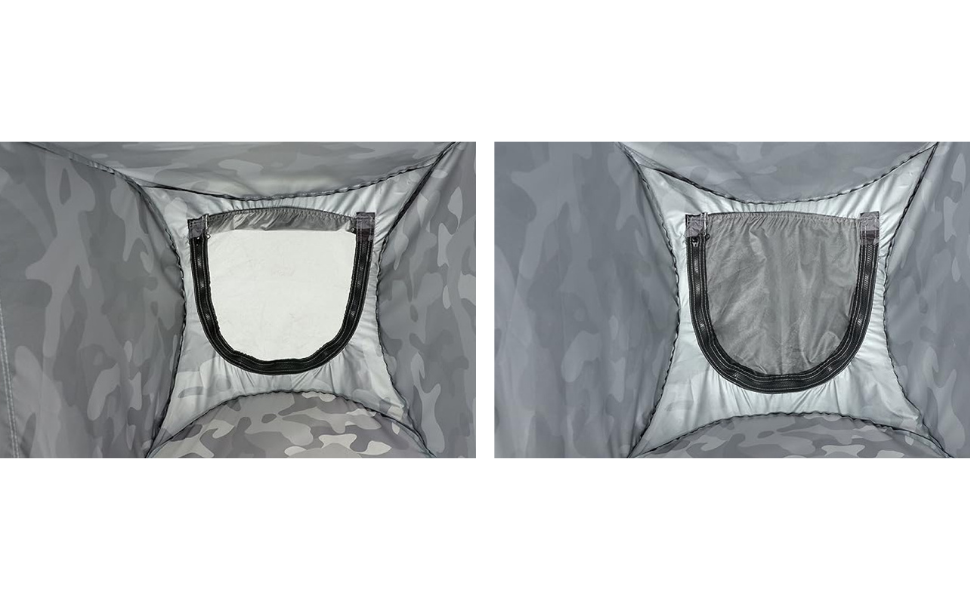 Rhino USA Portable Pop-Up Changing Tent - Waterproof Changing Room, Shower Tent & Toilet Tent for Camping, Beach & Outdoor Use - Lightweight & Easy Setup