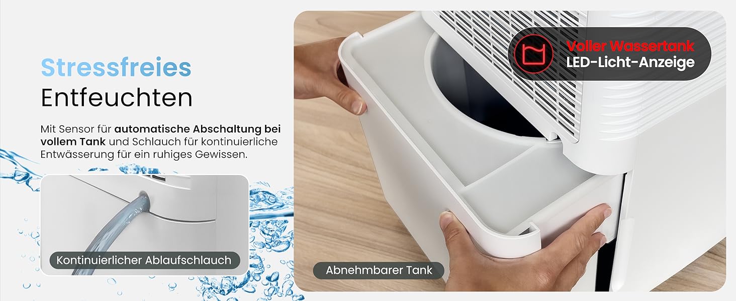 Про Breeze OmniDry: Електричний осушувач повітря з Wi-Fi, 12л/24г, для дому до 25м², з додатком, режимом сушіння та датчиком вологості