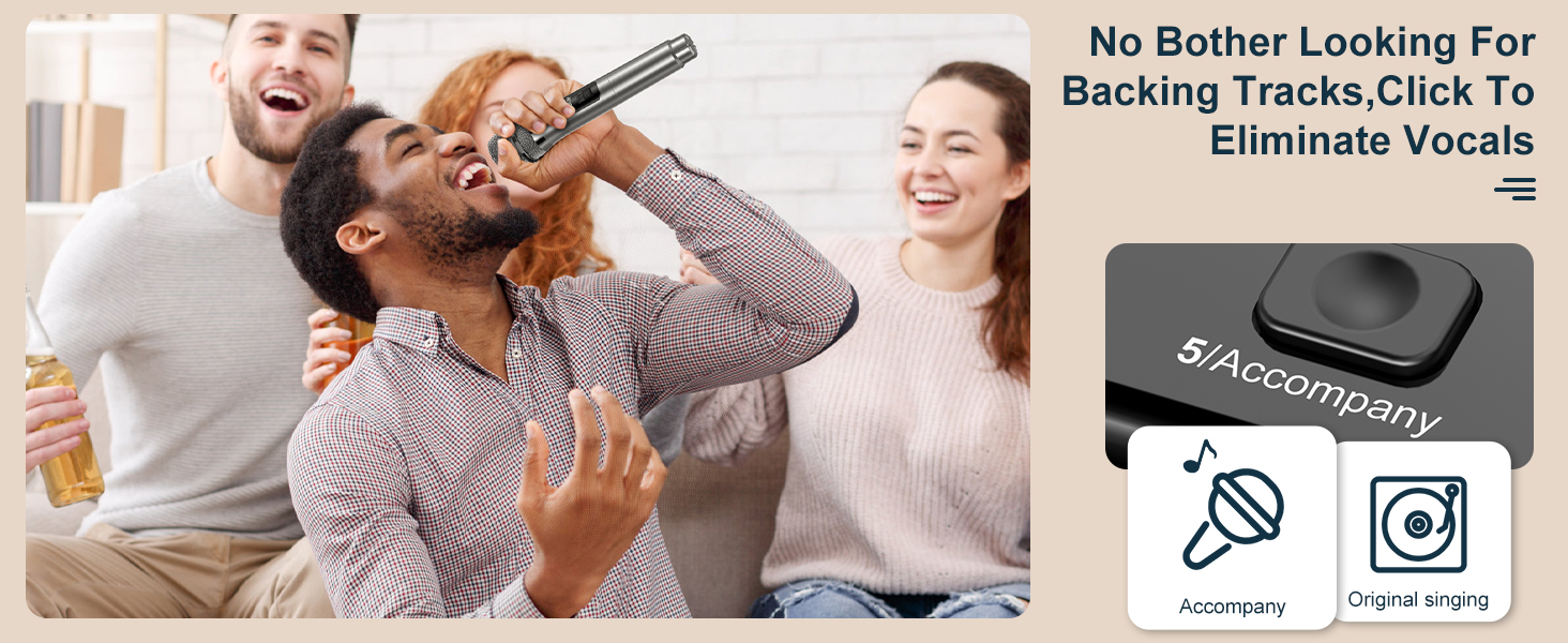 Караоке машина JYX з 2 бездротовими мікрофонами, портативна Bluetooth колонка з RGB-підсвічуванням, підтримка TF/USB, AUX, FM, запис, TWS, караоке система для вечірок, PA-система для дорослих/дітей