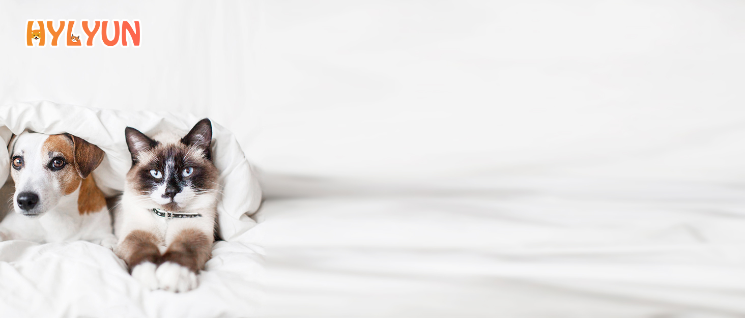 Водонепроникна собача ковдра HYLYUN (2 шт.) - м'яка флісова ковдра для собак, котів, цуценят. Розмір M (76x52 см)