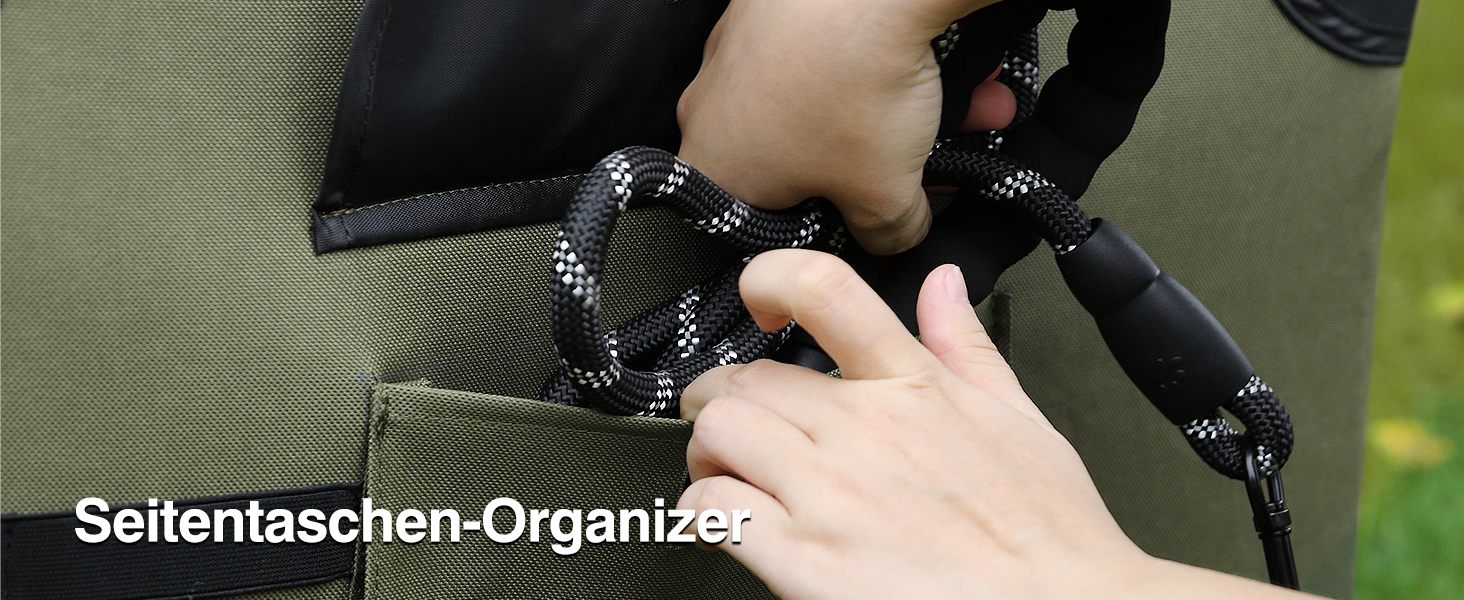 Складана переноска для собак середніх порід, 76x54x54 см, зелена. Зручна переноска для автомобіля з регульованим дизайном, міцна сітка та м'яка підстилка для дому та подорожей