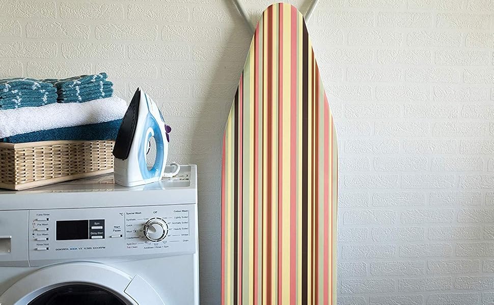 Покриття для прасувальної дошки Encasa Homes 'Luxury Line' з додатковою товстою підкладкою (підходить для стандартних дощок розміром Medium 112x34 см), замінник для Haus & Hotel M