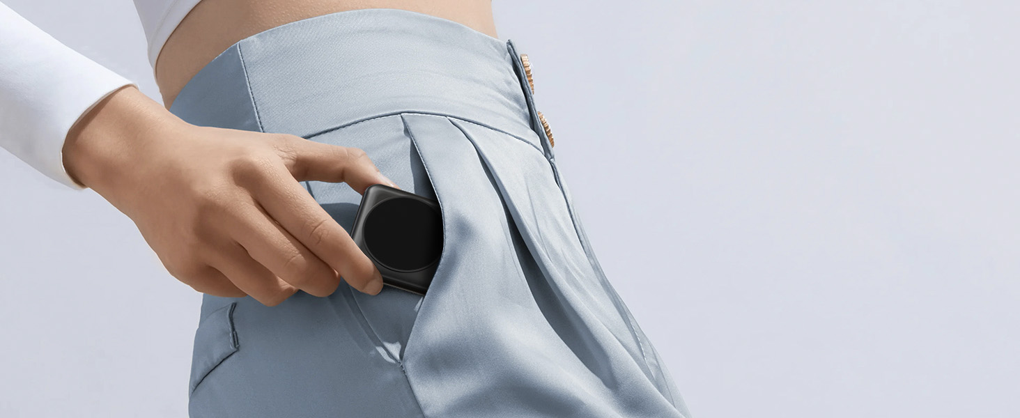 Портативний зарядний пристрій 20000mAh з MagSafe, PD 22.5W, USB-A, магнітне підключення, бездротова зарядка 15W, LED дисплей, чорний