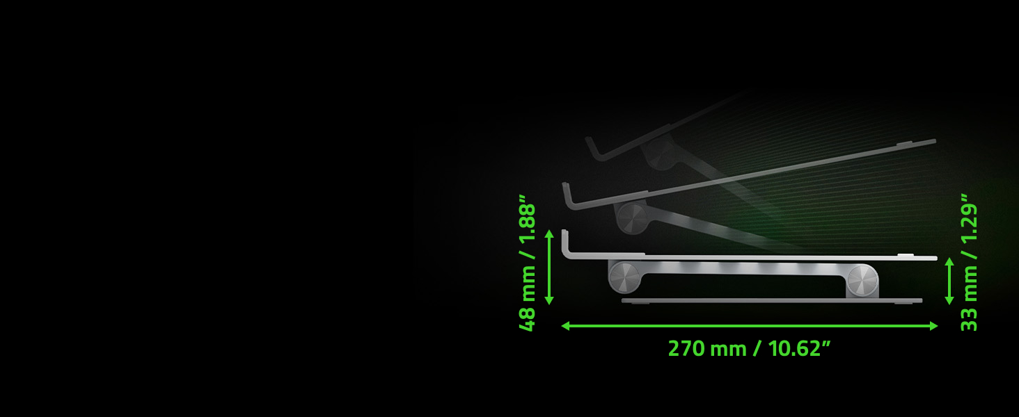 Підставка для ноутбука Razer Adjustable - Регульована, для екранів до 18