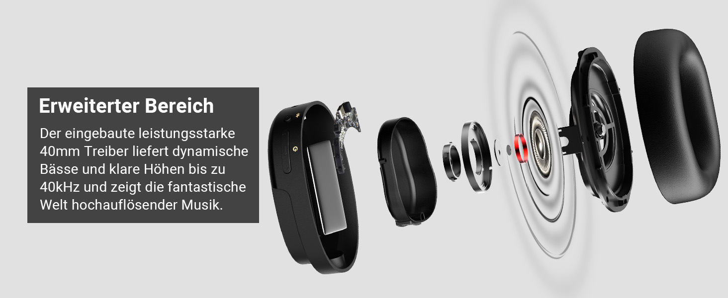 Edifier WH950NB навушники з активним шумозаглушенням: Bluetooth V5.3, LDAC, Hi-Res Audio, 55 годин роботи, складна конструкція, білий колір