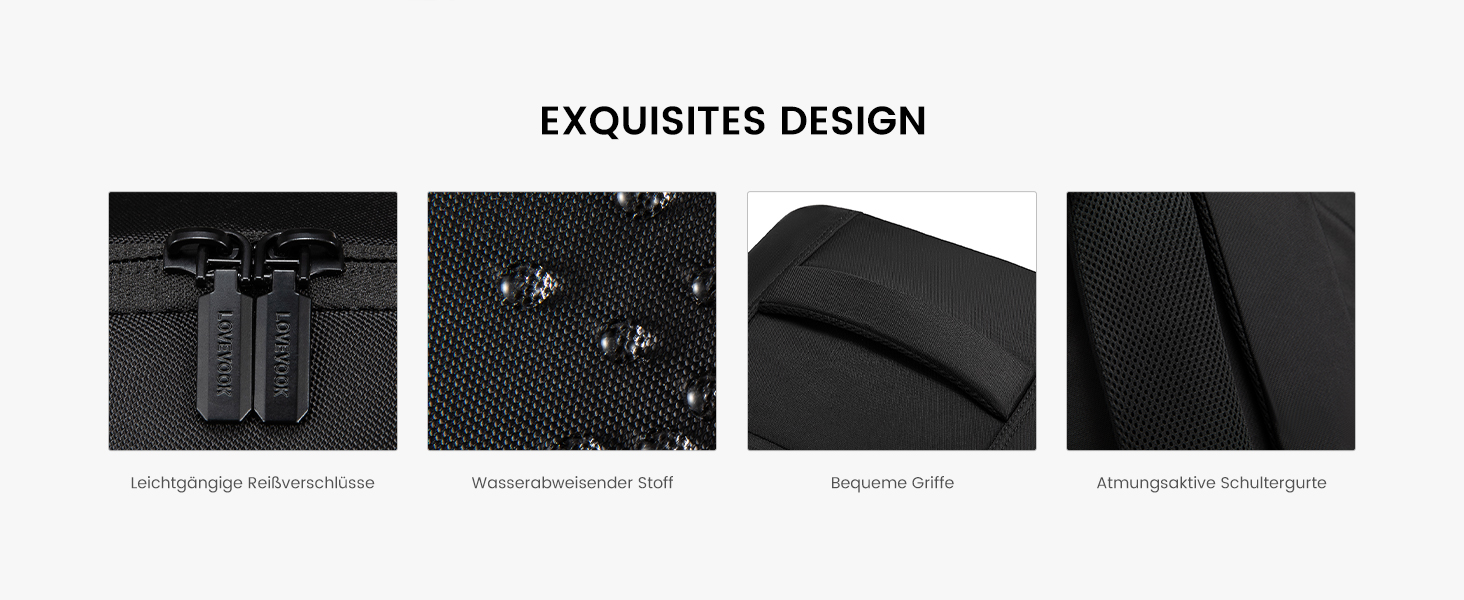 LOVEVOOK Рюкзак для ручної поклажі, 40L, для ноутбука 17.3