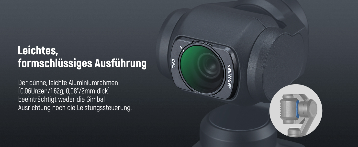 Набір фільтрів NEEWER для DJI Osmo Pocket 3: ND, PL, CPL, UV, ефектні фільтри