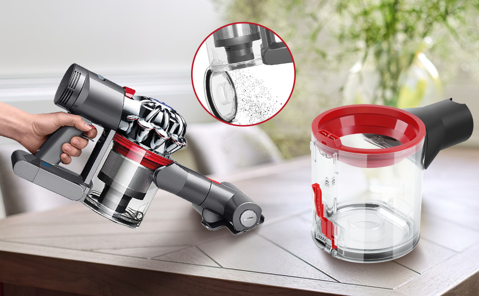 Контейнер для пилу сумісний з пилососами Dyson V7 (SV11) V8 (SV10), Замінна частина, Номер деталі 967699-01