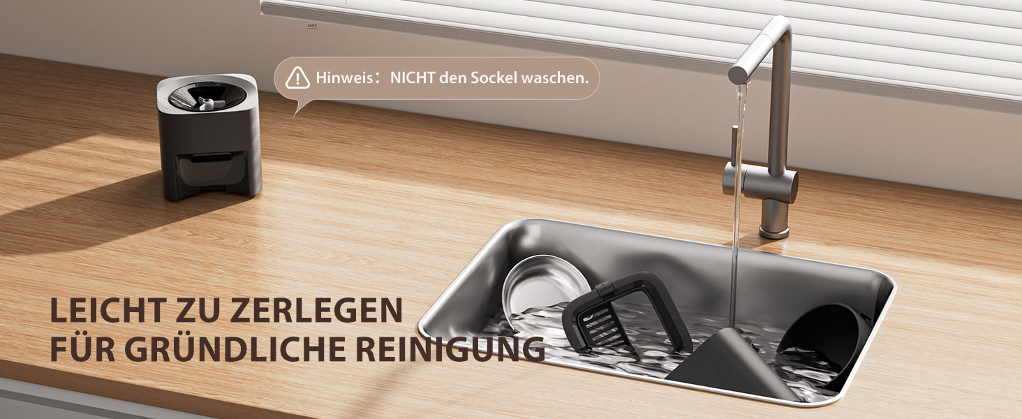 Автоматичний годівниця для котів та собак з Wi-Fi, 5L, керування через додаток, 1-10 прийомів їжі на день