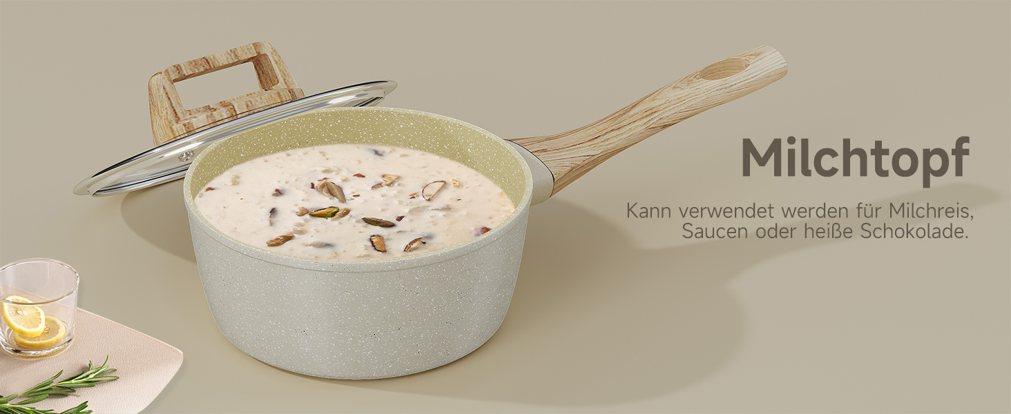 Набір посуду HOMELUX Induktion: 12 предметів, алюміній, антипригарне покриття, посуд з кришкою, без PFOA та PFOS, для індукційних плит