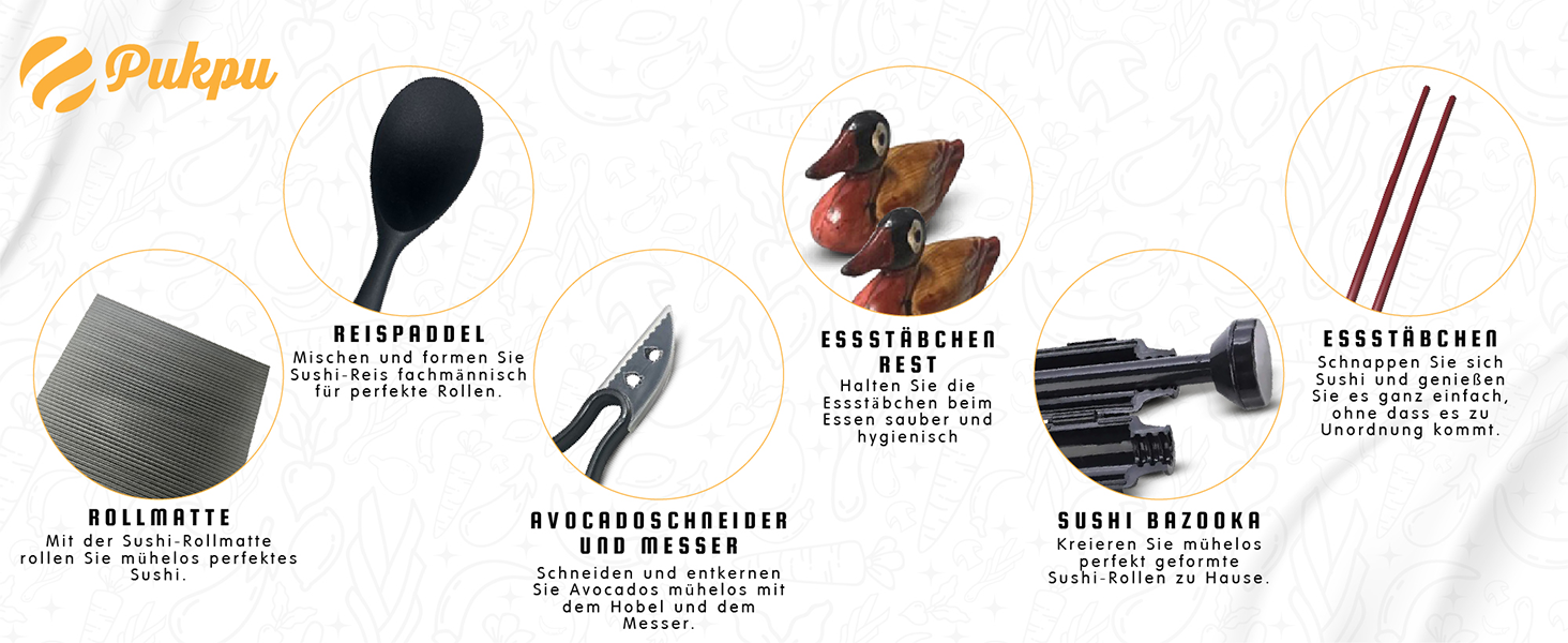 Набір для приготування суші: роловщик, форми, аксесуари - DIY стартовий набір для початківців