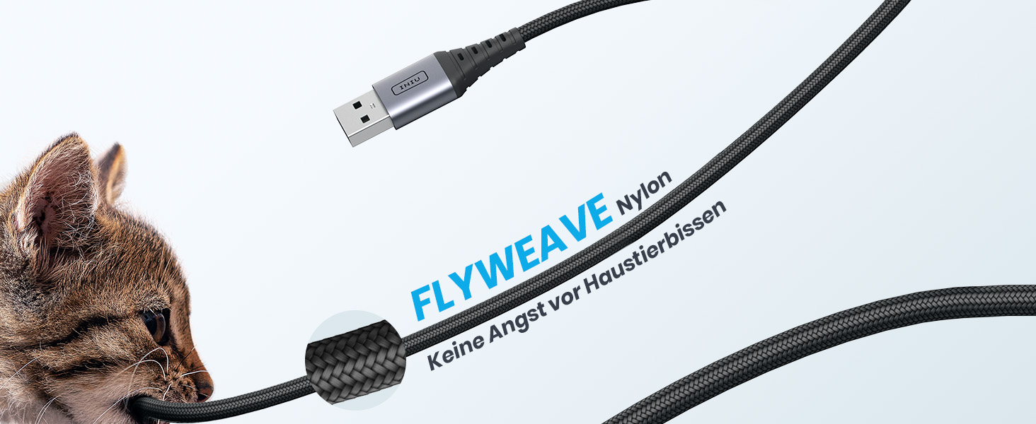 Кабель USB-C на USB-C, 3.1A, 2м, нейлон, чорний - для iPhone, Samsung, Google Pixel