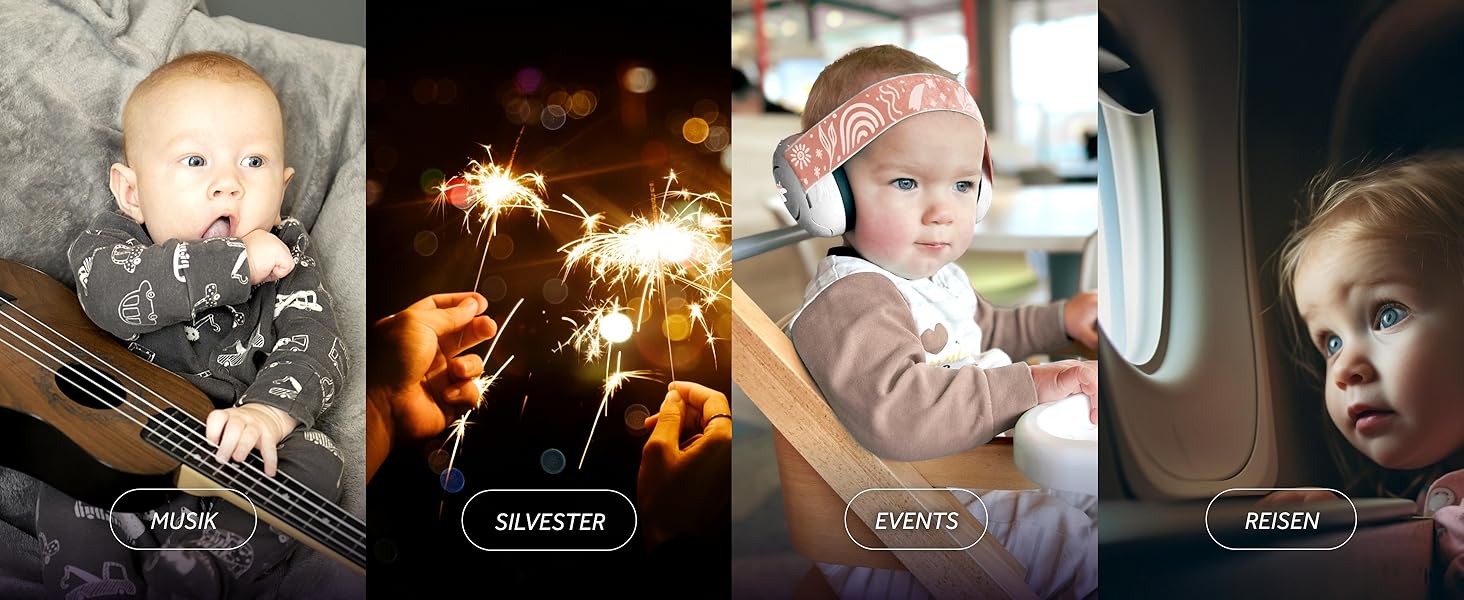 Schallwerk Mini+ - Навушники-захисники для малюків: захист від шуму, преміум-якість, єдиноріг Dusty