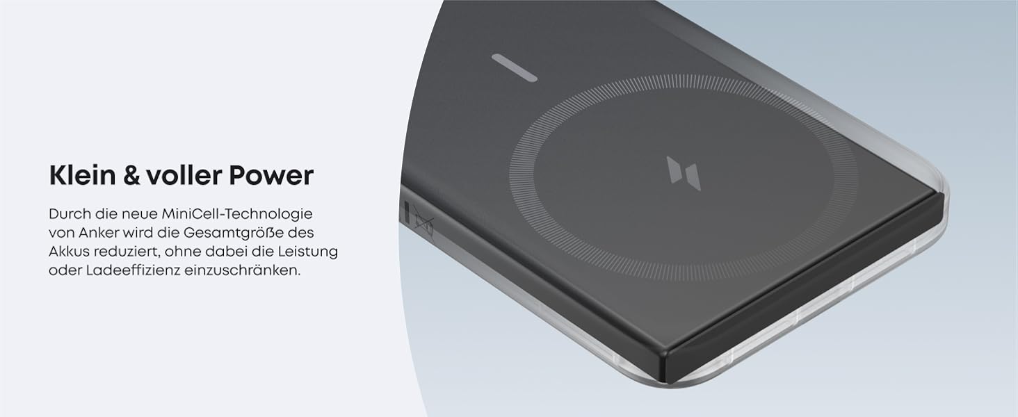 Anker MagGo 5000mAh Powerbank з магнітним кріпленням, USB-C, для iPhone 13/12 (Білий)